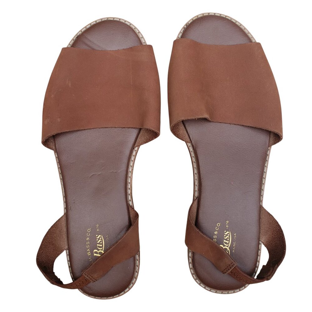 G. H. Bass & CO. Erika Cog brown leather open toe sandals - size 6.5M